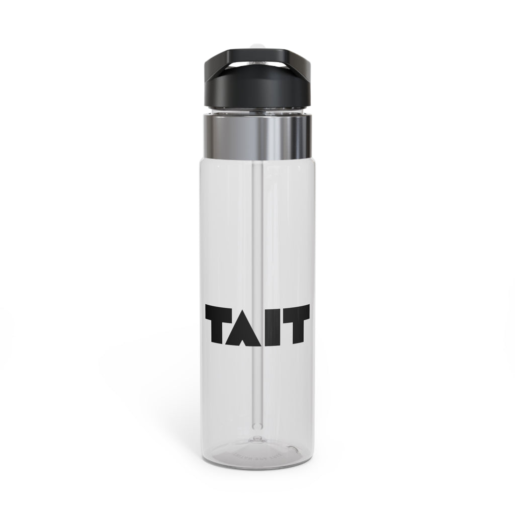 TAIT 20oz Tritan Sport Bottle – Clear BPA-Free Hydration Bottle with Flip Straw
