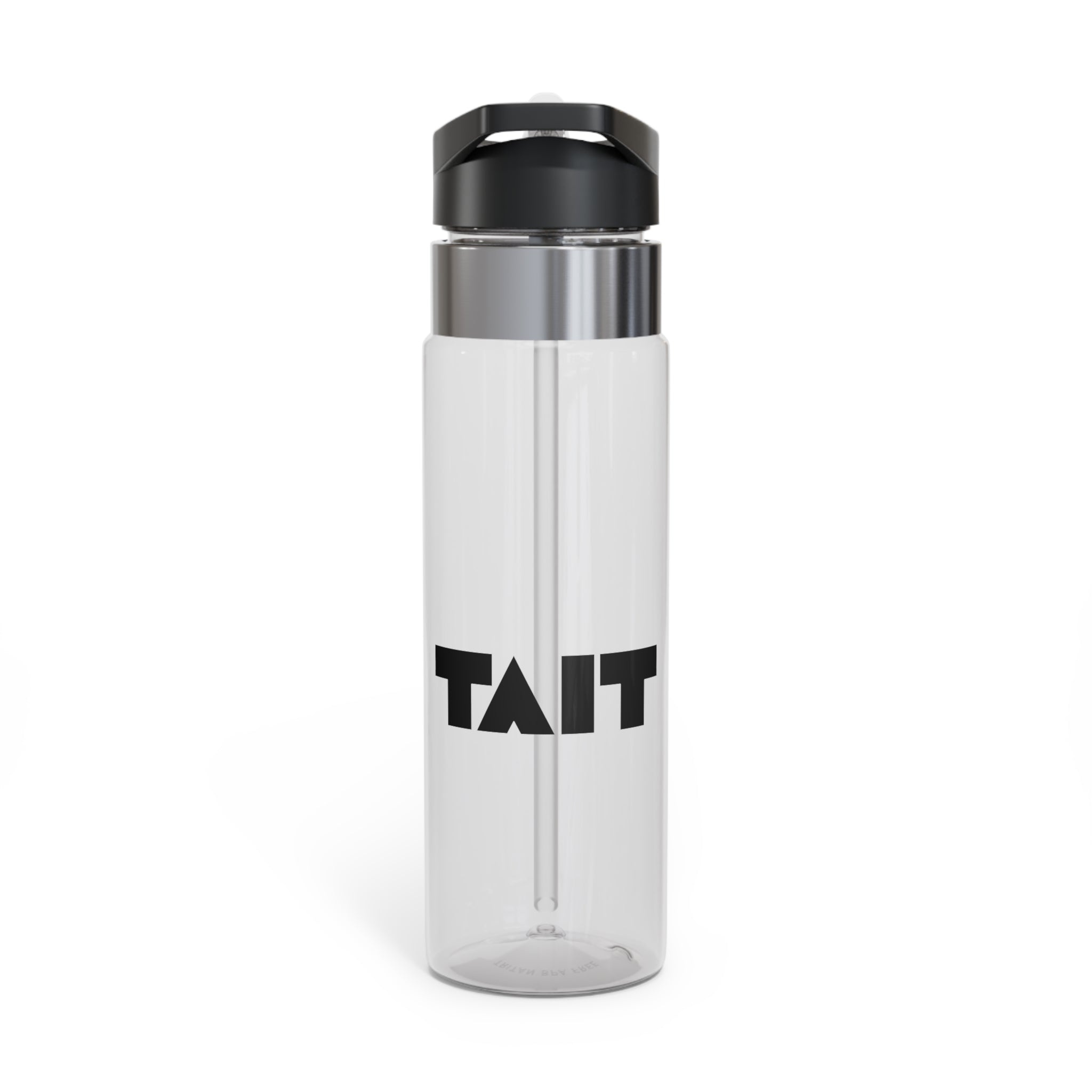 TAIT 20oz Tritan Sport Bottle – Clear BPA-Free Hydration Bottle with Flip Straw