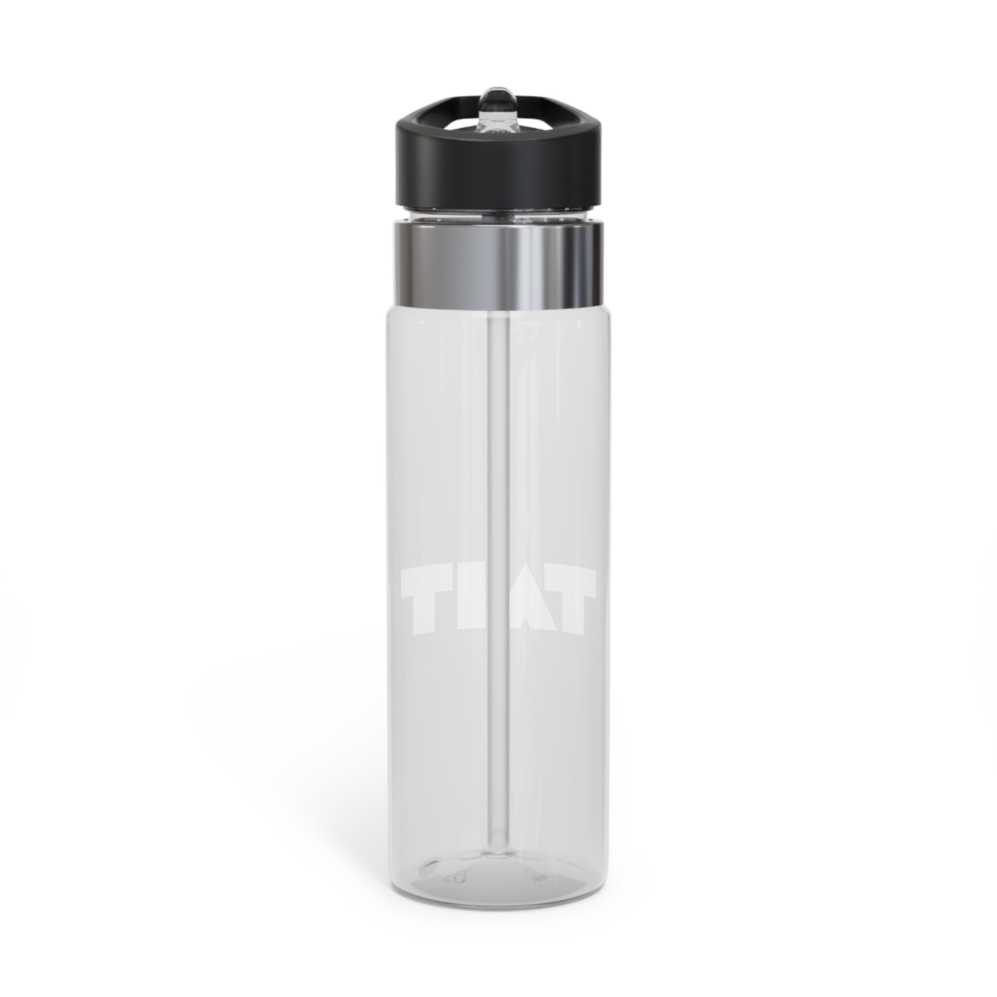 TAIT 20oz Tritan Sport Bottle – Clear BPA-Free Hydration Bottle with Flip Straw
