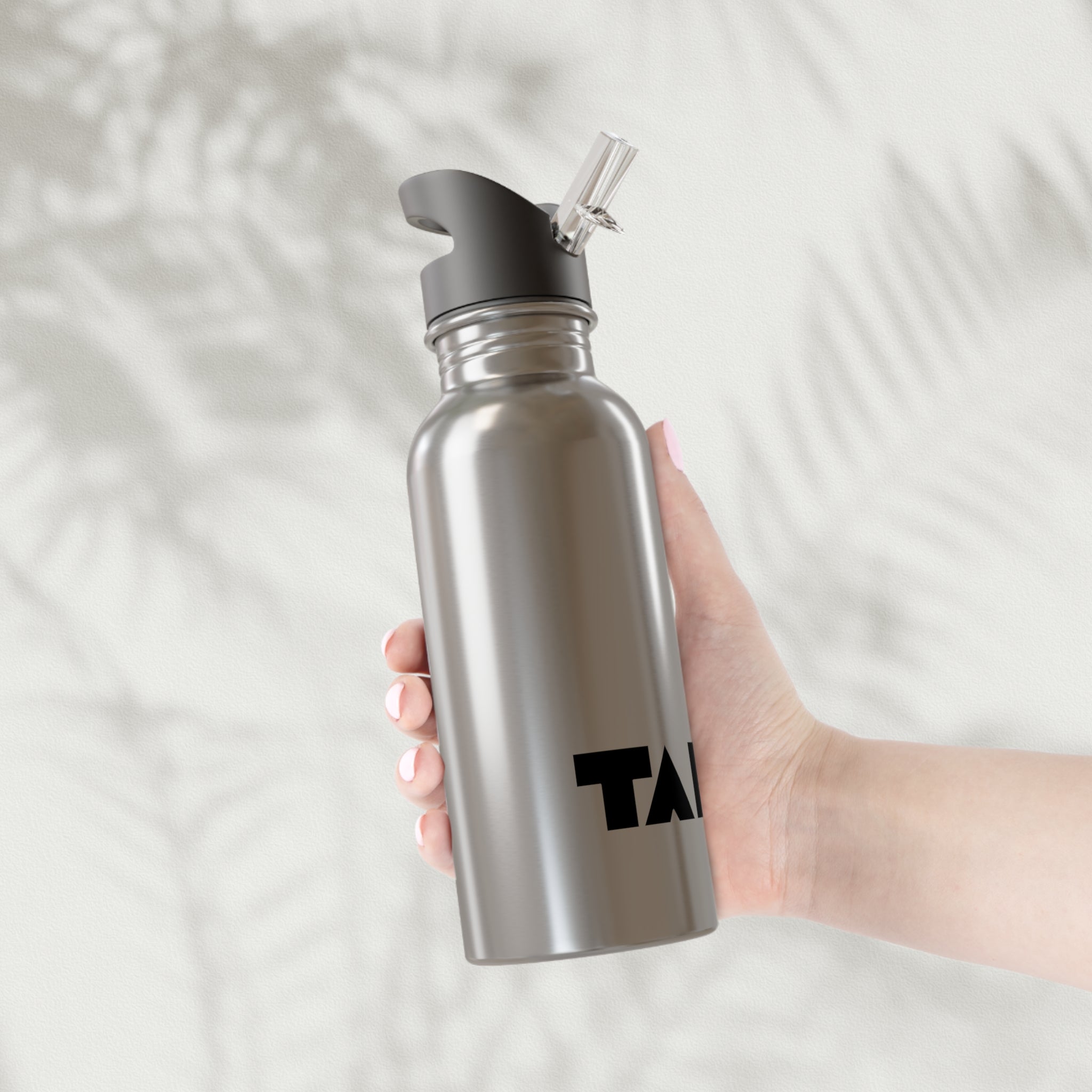 TAIT Stainless Steel 20oz Water Bottle with Straw – Durable Hydration Bottle
