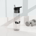 TAIT 20oz Tritan Sport Bottle – Clear BPA-Free Hydration Bottle with Flip Straw